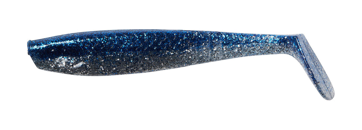 Naluca soft ron thompson shad paddle tail10cm/7g/blue silver/4buc/pl
