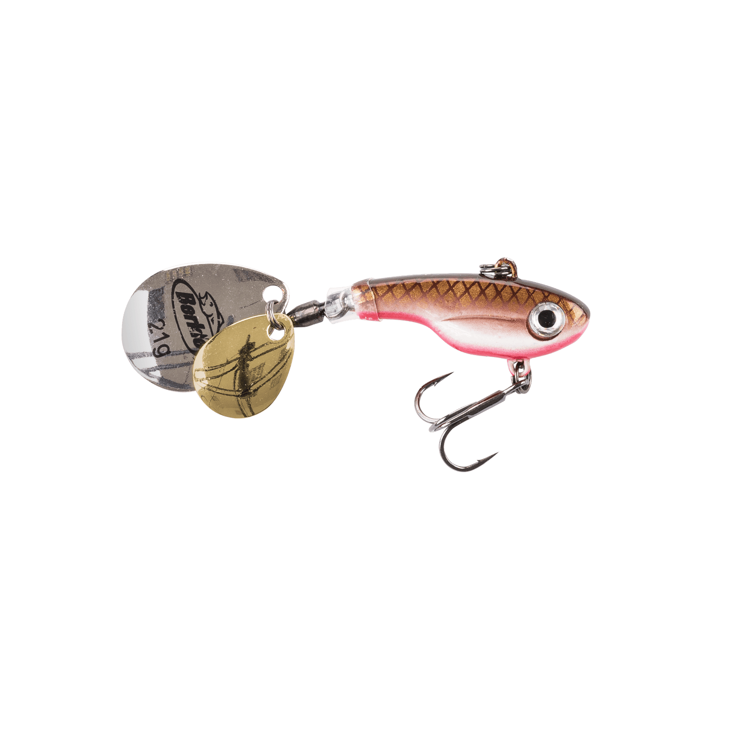 Lingurita Rotativa Berkley Pulse Spintail 21 g Black n Red