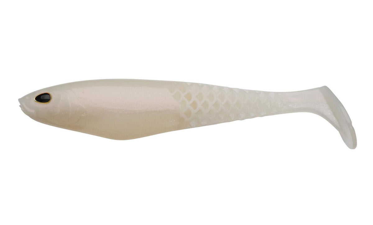 Naluca soft berkley shad powerbait pearl white 10cm/8g 6buc/pl