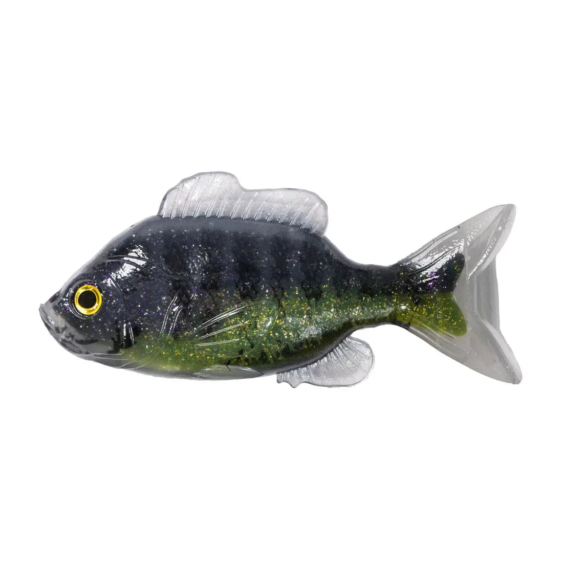 Naluca soft live target naluca sunfish unrigged 11cm black/green 2buc/pl