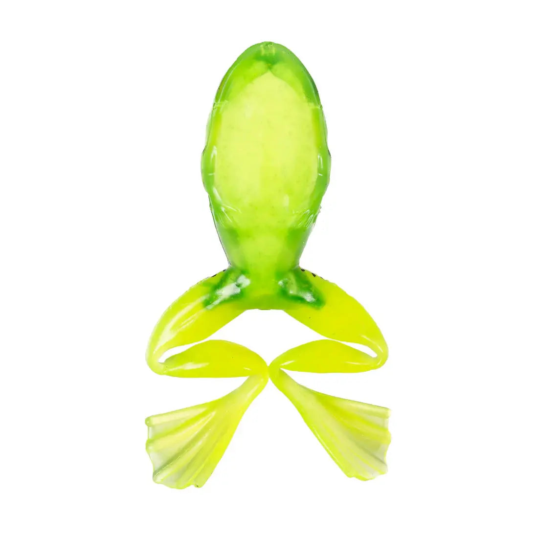 Naluca soft live target freestyle frog unrigged 7,5cm chart/green