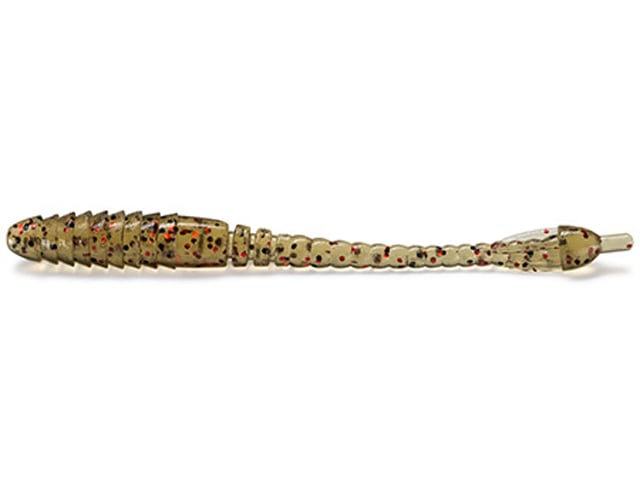 FishUp ARW Worm 5.5cm #045 Green Pumpkin Red & Black