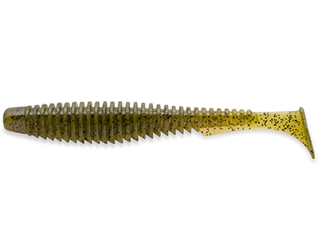 FishUp U-Shad 10.1cm #074 Green Pumpkin Seed