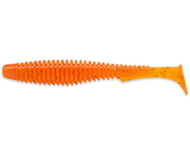 FishUp U-Shad 5cm #049 Orange Pumpkin Black