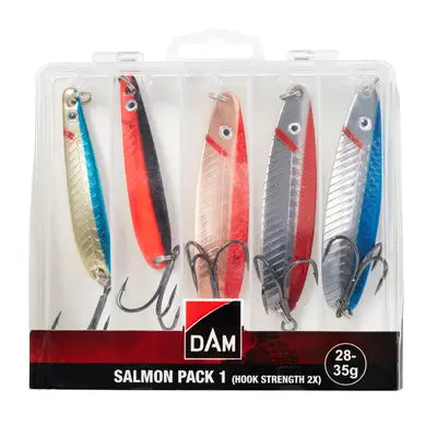 Lingurita Rotativa Dam Salmon Pack 1 Inc. Box 28-35g