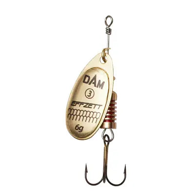 Lingurita Rotativa Dam Standard Spinner 4 10g Sinking Gold