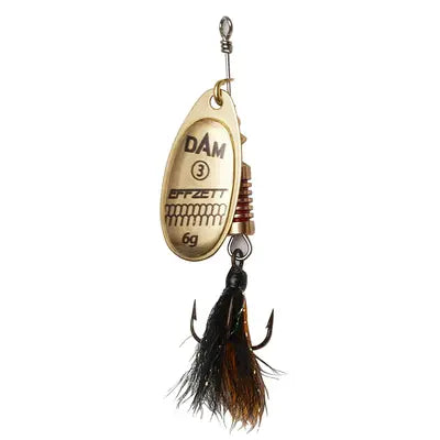 Lingurita Rotativa Dam Standard Dressed Spinner 5 12g S Gold