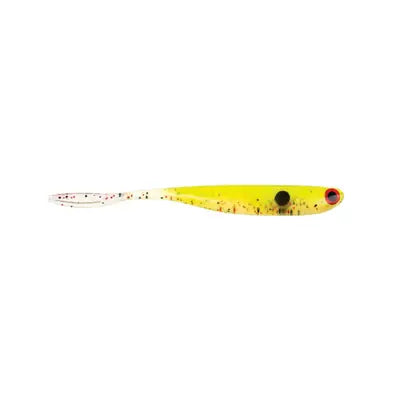 Naluci Soft Berkley Sneakminnow Speckled Lime 4.3in