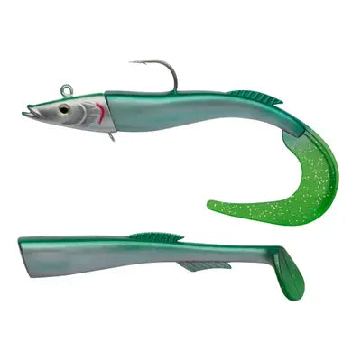 Naluci Soft Berkley Power Sandeel 17cm - 65gr Ayu Green