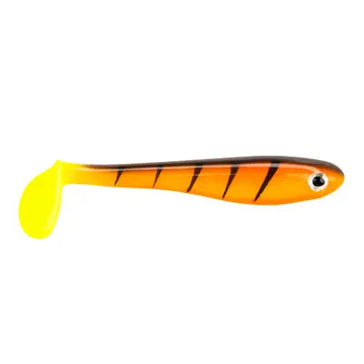 Naluci Soft Berkley Hollow Belly Hot Yellow Perch 5in