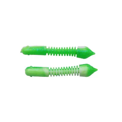 Naluci Soft Berkley Pwrbt Pwr Pillar 55mmsprng Grn/White