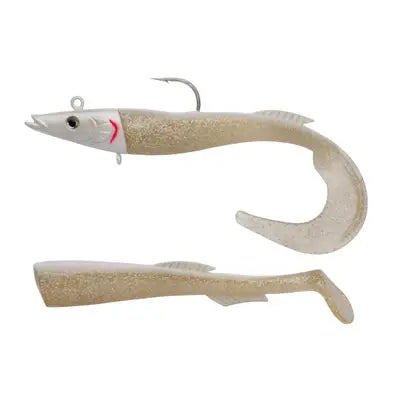 Naluci Soft Berkley Power Sandeel 15cm - 20g Snow White