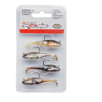 Naluci Soft Berkley Pulse Agent E 4-Pack 8.0cm/14g