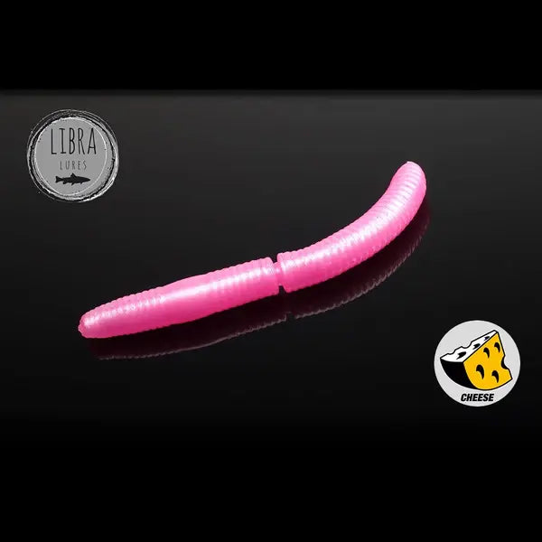 Naluca Soft Naluca Pastrav Fatty D'worm Tournament 55mm *(12) Libra Lures : Culoare - 018 Pink Pearl