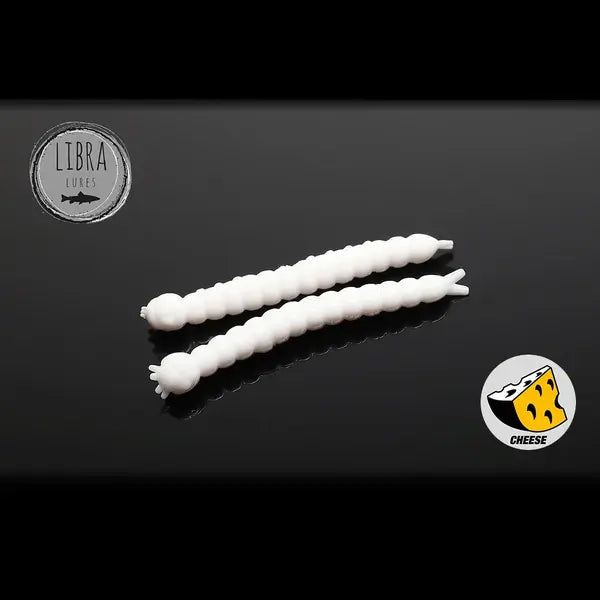 Naluca Soft Naluca Pastrav Libra Worm Slight 3.8cm : Culoare - 001 White