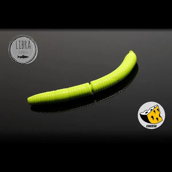 Naluca Soft Naluca Pastrav Fatty D' Worm 7,5cm Libra Lures : Culoare - 027 Apple Green
