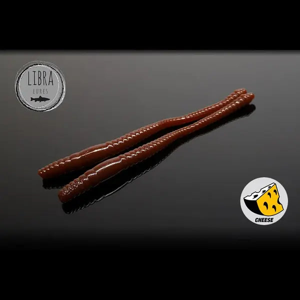 Naluca Soft Naluca Pastrav Dying Worm 8cm Libra Lures : Culoare - 038 Brown