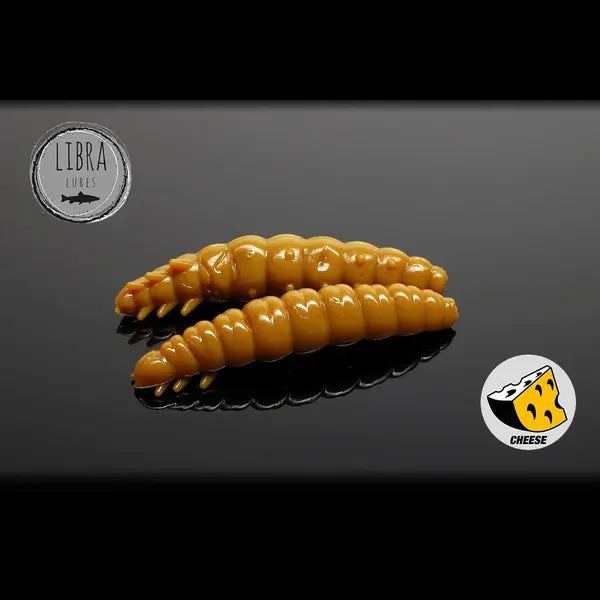 Naluca Soft Naluca Pastrav Larva Worm 3.5cm Libra Lures : Culoare - 036 Coffee Milk