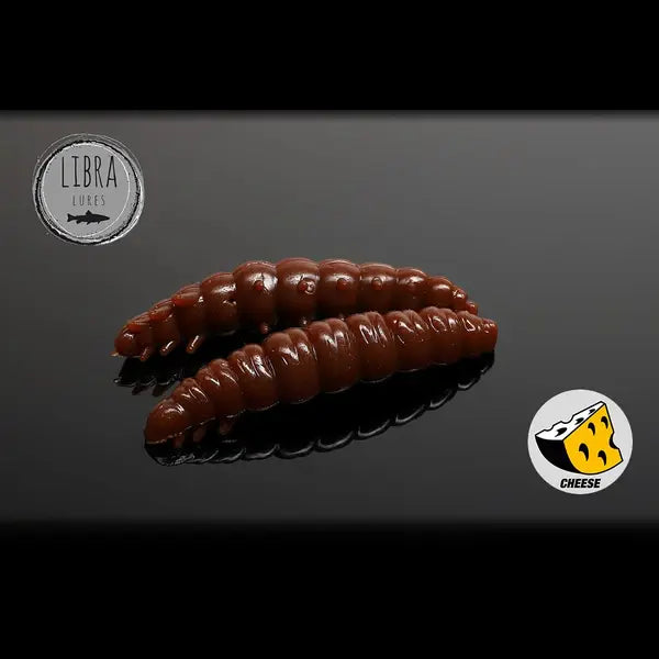 Naluca Soft Naluca Pastrav Larva Worm 3cm Libra Lures : Culoare - 038 Brown