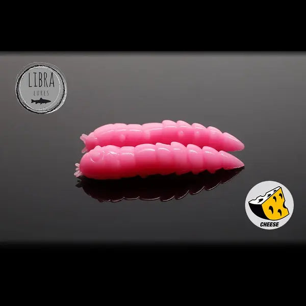 Naluca Soft Naluca Pastrav Kukolka Worm 4.2cm Libra Lures : Culoare - 017 Bubble Gum