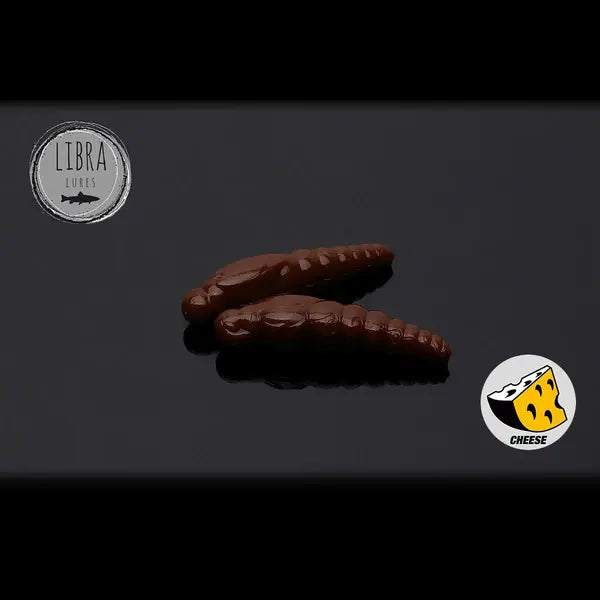 Naluca Soft Naluca Pastrav Largo Slim Worm 2.8cm Libra Lures : Culoare - 038 Brown
