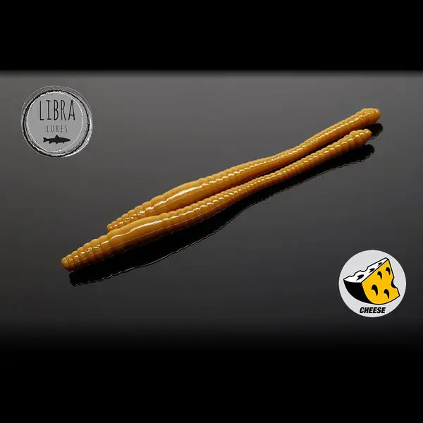 Naluca Soft Naluca Pastrav Dying Worm 7cm Libra Lures : Culoare - 036 Coffee Milk