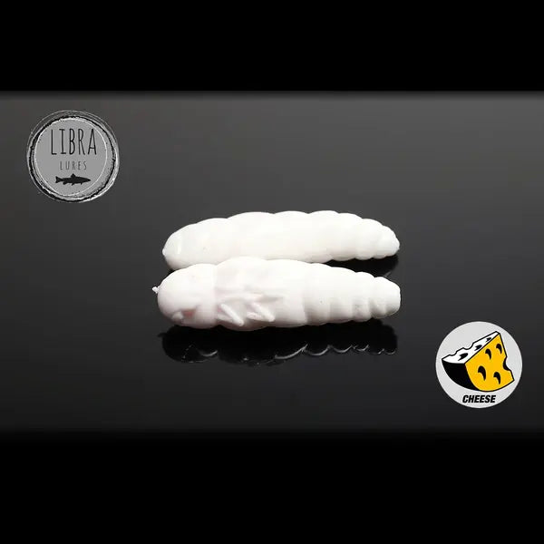 Naluca Soft Naluca Pastrav Largo Worm 3.5cm Libra Lures : Culoare - 001 White