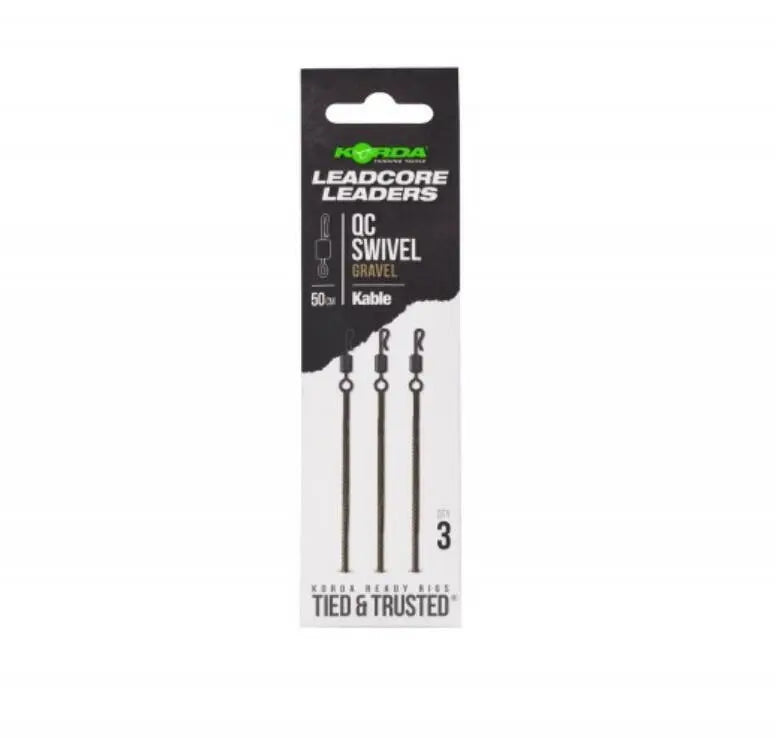 Korda Mont. Kable Qc Swivel 50cm Gravel