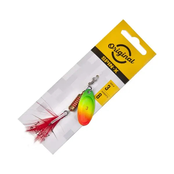 Lingurita Rotativa Rotativa Lucky John Spin X Round Nr.3 - 8gr : Culoare - Ft - Fire Tiger