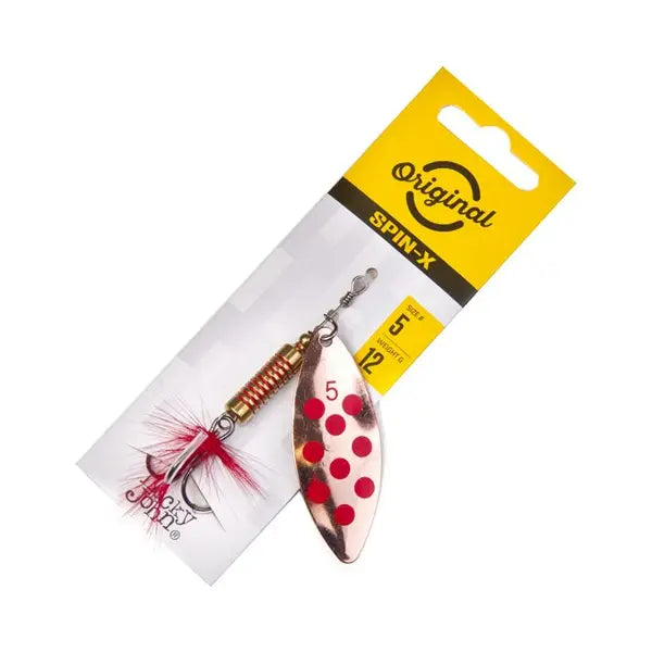 Lingurita Rotativa Rotativa Lucky John Spin X Long Nr.5 - 12gr : Culoare - Cr