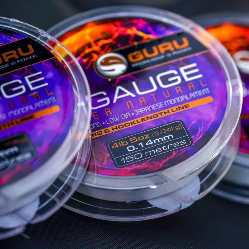 Fir Monofilamnet Guru Fir N-Gauge Super Natural Clear 0,23mm/4,15kg/150m