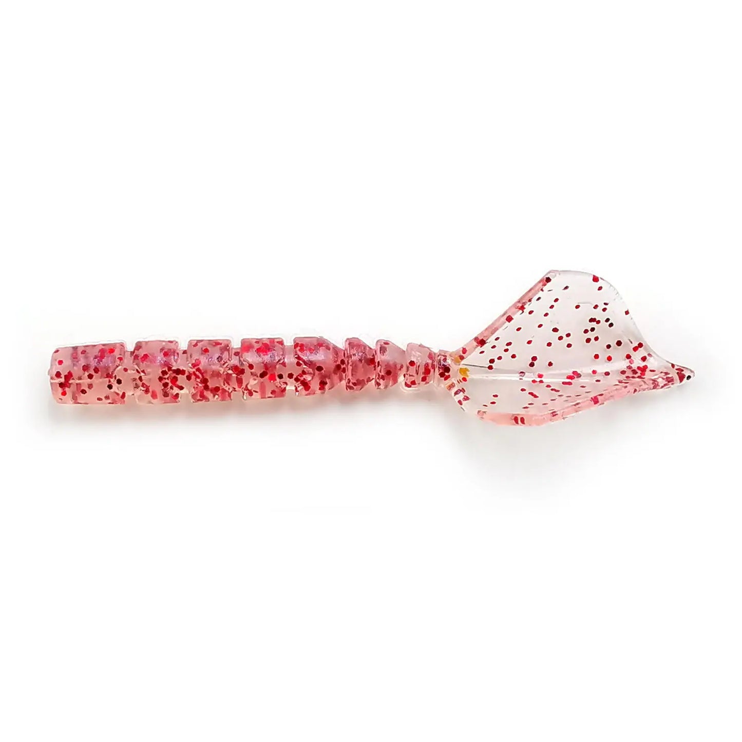 Mustad Naluca Aji Micro Hila 4,3cm Uv Clear Red Glitter