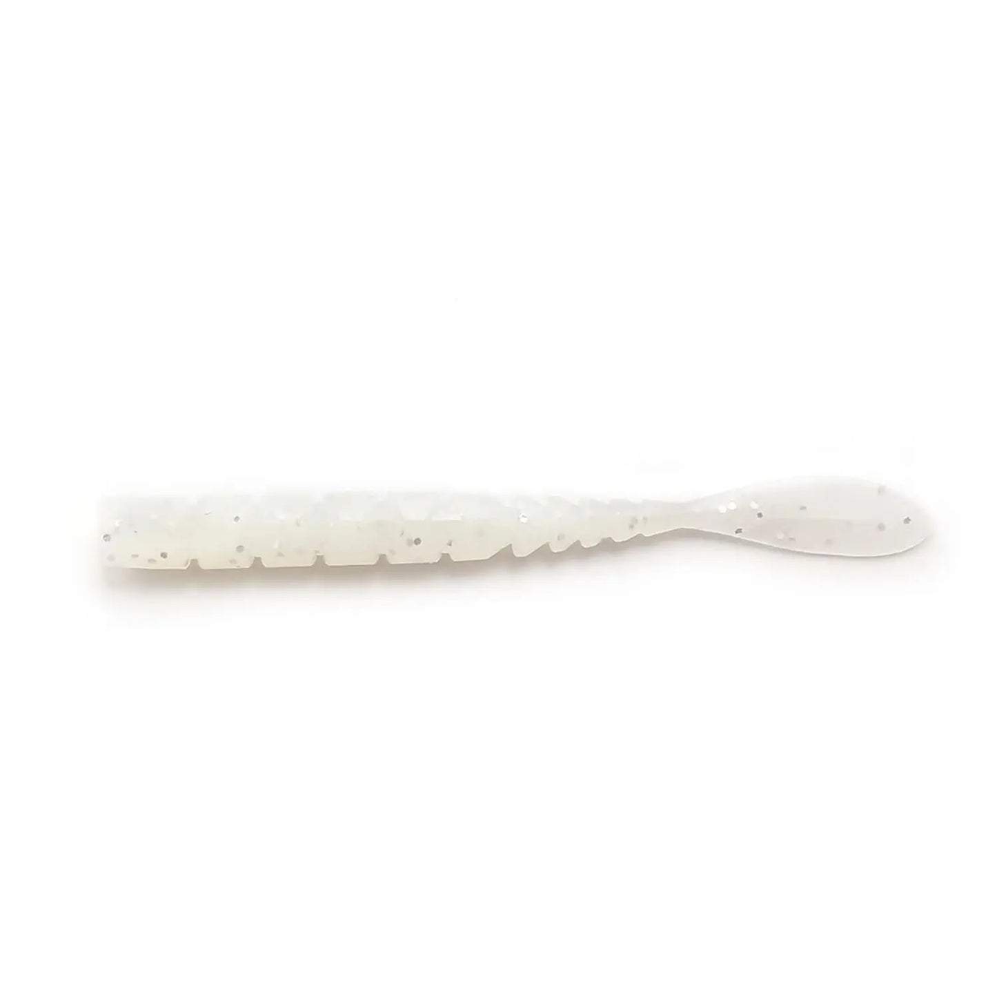 Mustad Naluca Aji Micro Fla 5cm White Glow Glitter