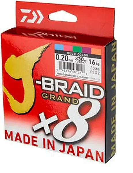 Fir Textil Daiwa Xx Fir Daiwa J-Braid Grand X8 Color 006mm/5kg/150m