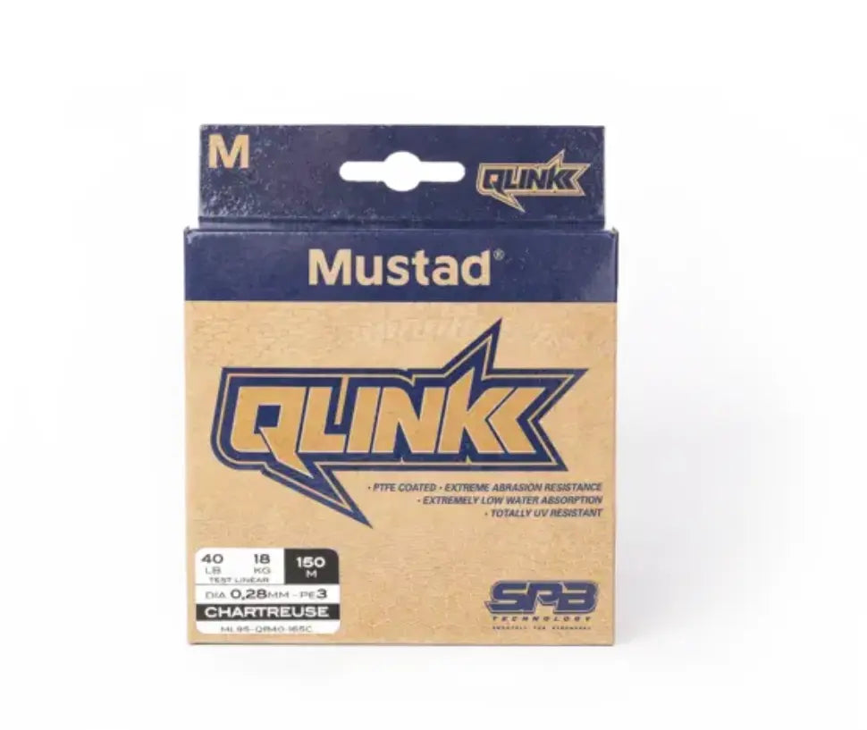 Fir Textil Mustad Fir Qlink Braid Chart. 018mm/9,0kg/150m