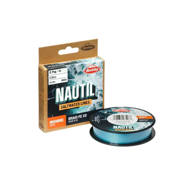 Fir textil Berkley Berkley Nautil Braidx8 300m .17 Aquablue