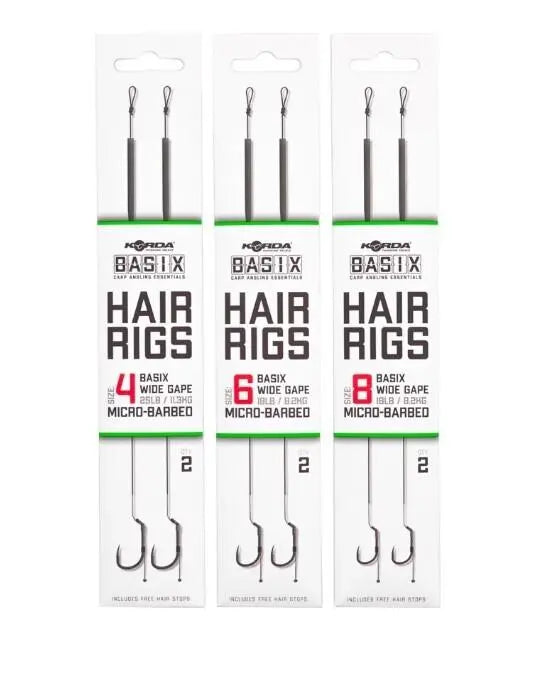 Korda Mont. Basix Wide Gape 8/18lb 2buc/Pl