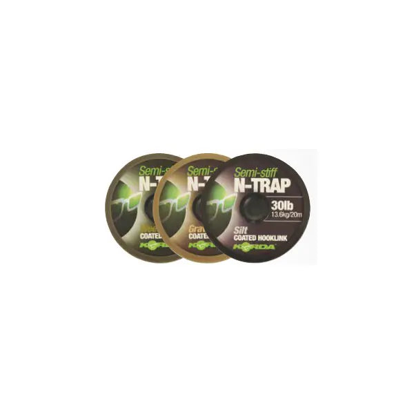 Korda Xx Fir Korda N-Trap Semi Stiff Coated Verde 20lbs/20m