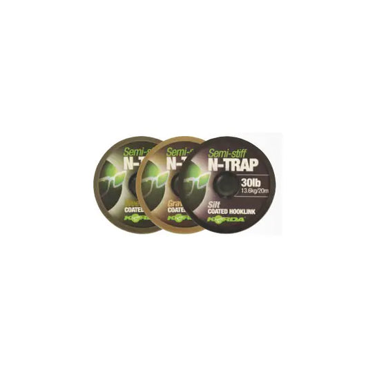 Korda Xx Fir Korda N-Trap Semi Stiff Coated Verde 20lbs/20m