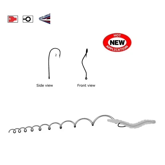 Mustad Cirlig Rosu Slow Death.
