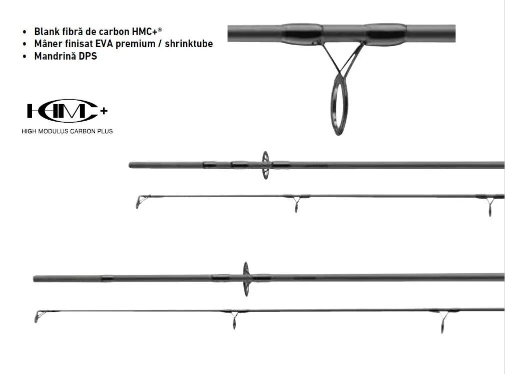 Daiwa 2buc Black Widow Xt Stalker Carp 3,00m/255g/3.5lbs