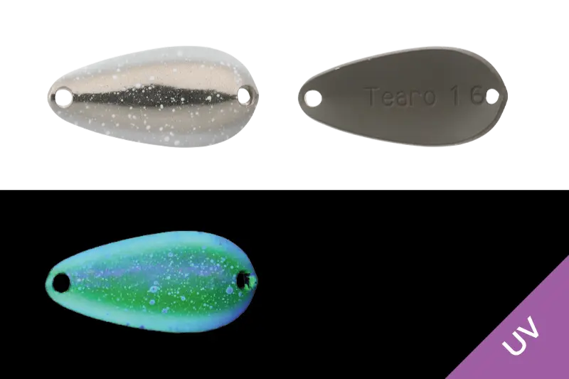Lingurita Oscilanta Jackall Oscilanta Tearo 2,2cm/1,9g Yazy Silver White Uv