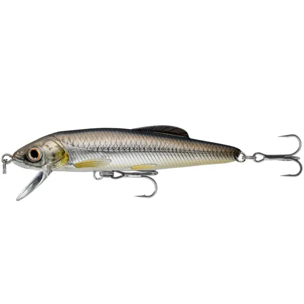 Live Target Minnow Finesse Jerkbait 7,5cm/7g Silver/Black