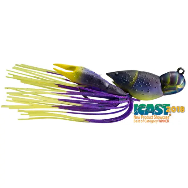 Live Target Hollow Crawfish Jig 4cm/11g 148 Junebug/Chart
