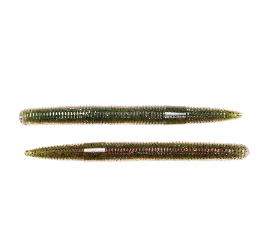 Live Target Stick Worm 12,5cm/12,7g Green/Red 8buc/Pl