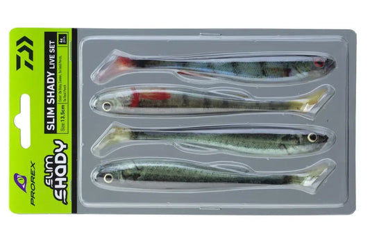 Naluca Soft DAIWA SHAD PROREX REAL SLIM LIVE 13,5CM/COLOR SET/4BUC/PL