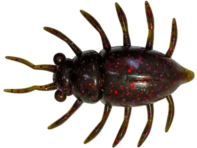 FishUp Maybug 3.3cm #050 Green Pumpkin Brown Red and Purple 3.3cm #050