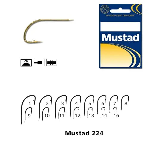 Mustad Xx Carlig Mustad Cristal Auriu 275 10buc/Pl