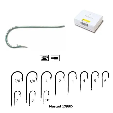 Mustad Cirlig Tija Lunga Protectie Anticoroziva.