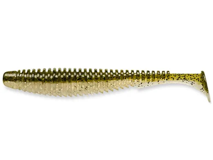 FishUp U-Shad 10.1cm #202 Green Pumpkin Pearl 10.1cm #202 Green Pumpkin Pearl